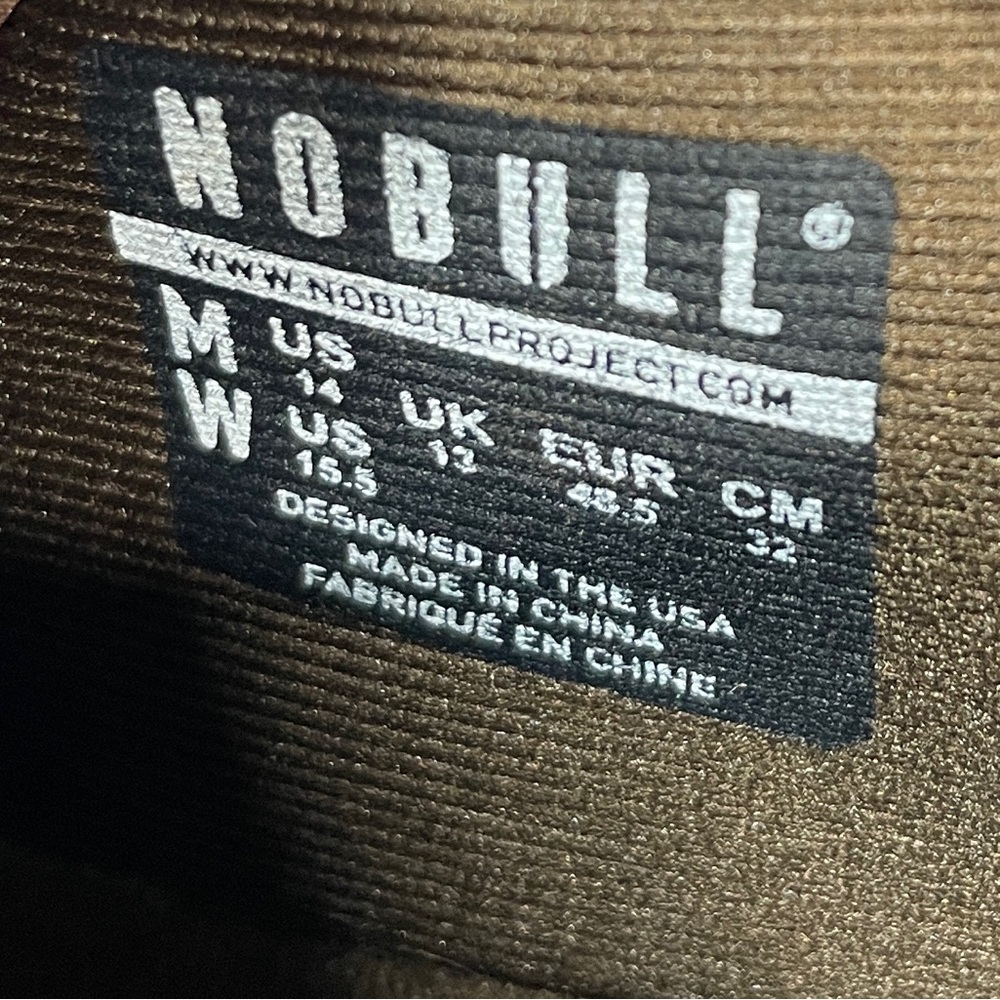 NOBULL Brown Athletic Shoes unisex men size 14 women’s 15.5 - Picture 8 of 8